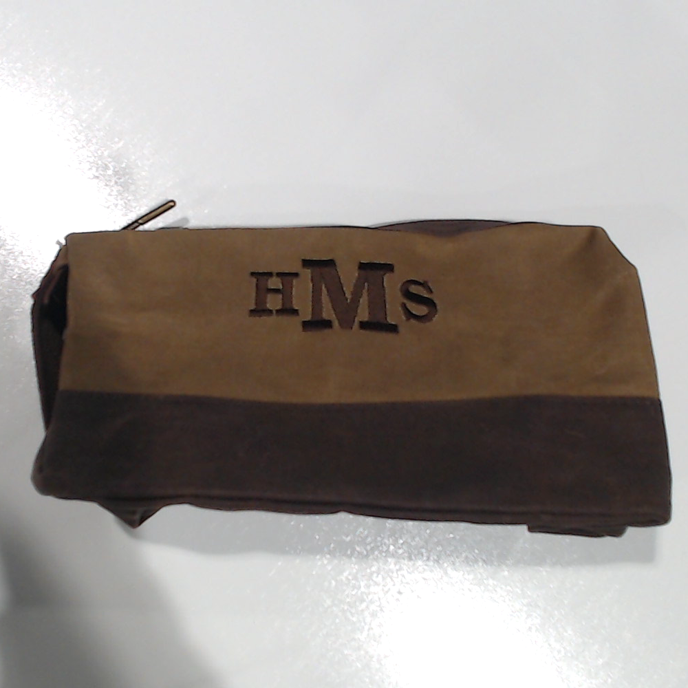 BLOOPER ACCESSORY: Personalized Waxed Canvas Dopp Kit