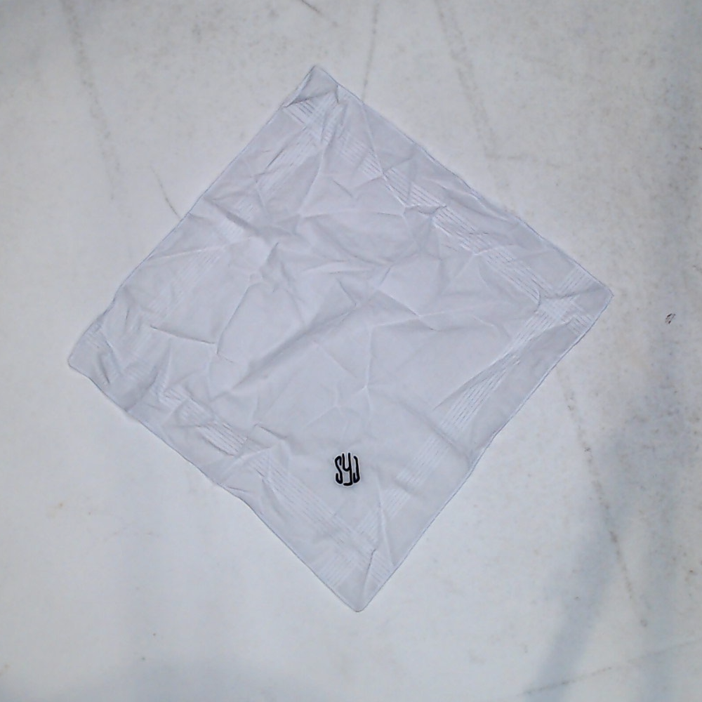 BLOOPER ACCESSORY: Monogrammed Men's Handkerchief