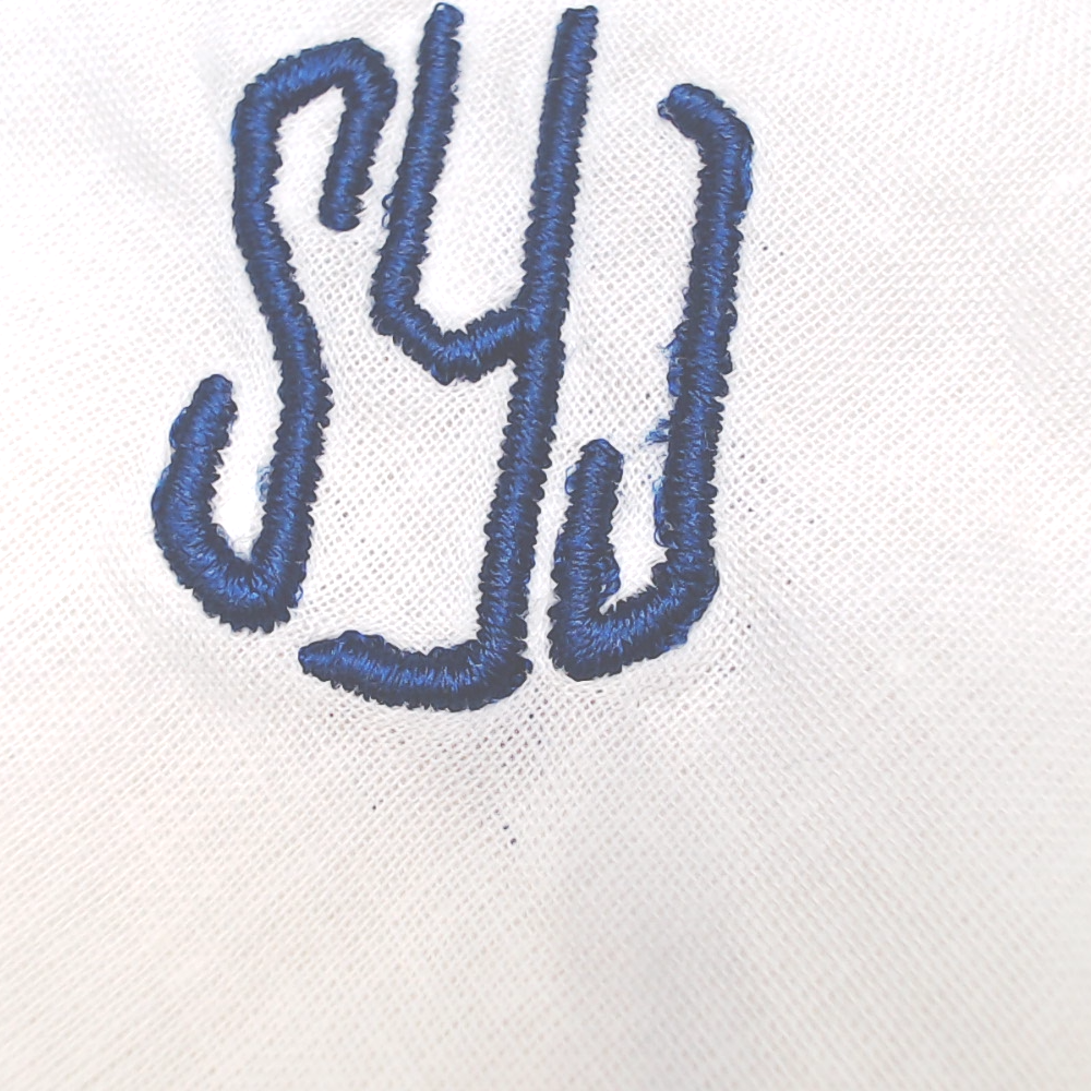 BLOOPER ACCESSORY: Monogrammed Men's Handkerchief