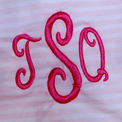 BLOOPER KIDS: Monogrammed Kids Ruffle Dress