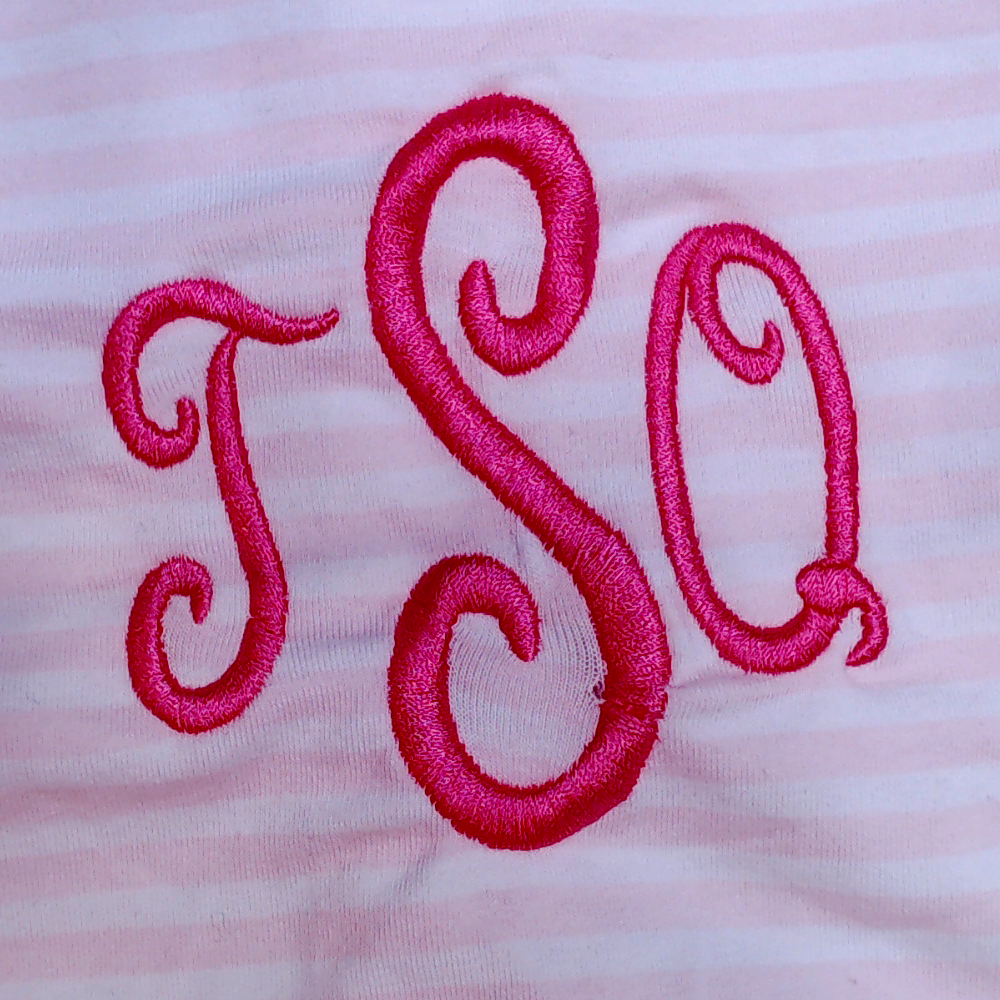 BLOOPER KIDS: Monogrammed Kids Ruffle Dress