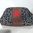 BLOOPER ACCESSORY: Monogrammed Dottie Cosmetic Case