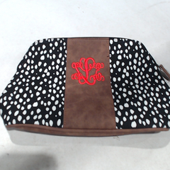 BLOOPER ACCESSORY: Monogrammed Dottie Cosmetic Case