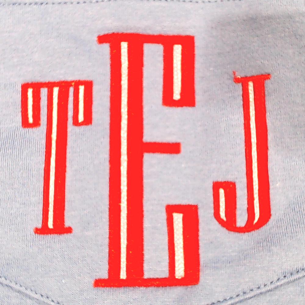 BLOOPER CLOTHING: Monogrammed America T-Shirt