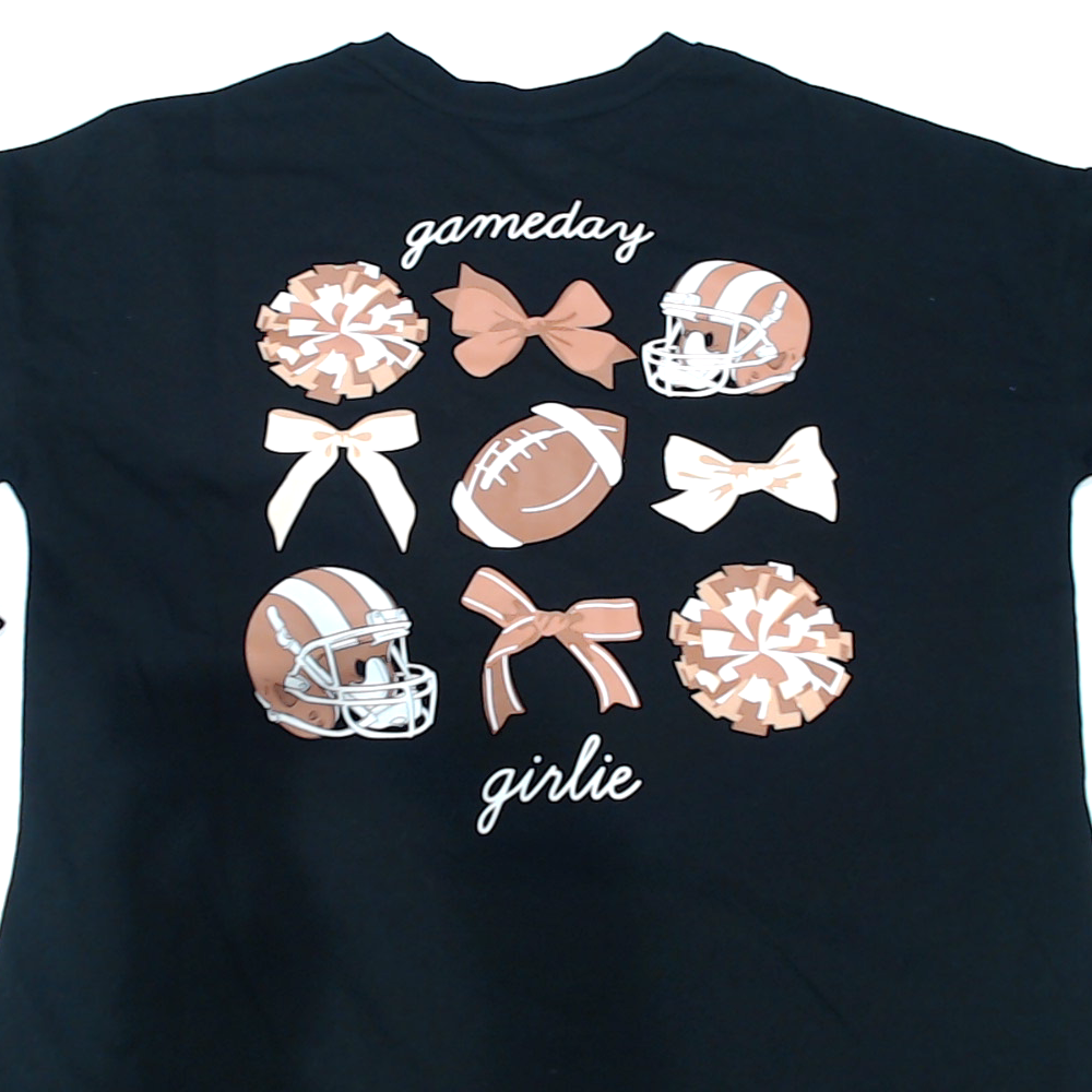 BLOOPER CLOTHING: Monogrammed Football T-Shirt