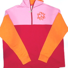 BLOOPER CLOTHING: Monogrammed Quarter Zip Sweatshirt