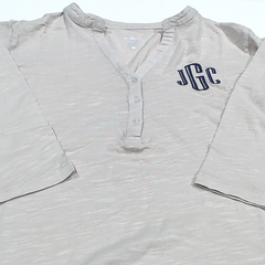 BLOOPER CLOTHING: Monogrammed Henley