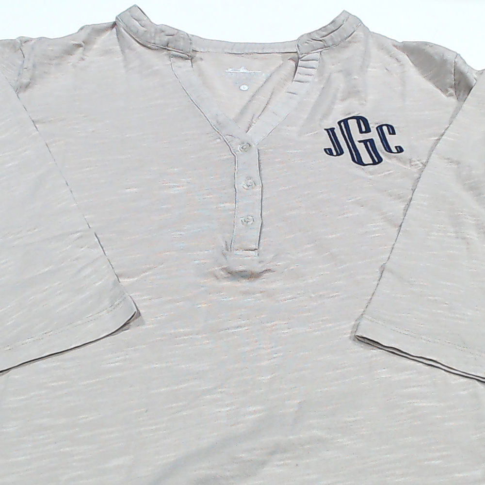 BLOOPER CLOTHING: Monogrammed Henley