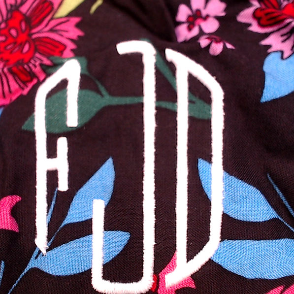 BLOOPER CLOTHING: Monogrammed Duster