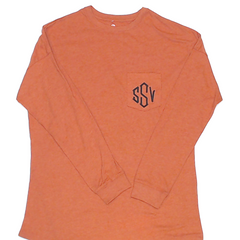BLOOPER CLOTHING: Monogrammed Long Sleeve Shirt