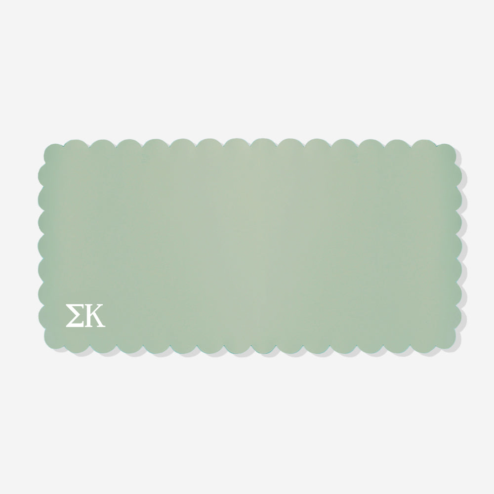 sigma kappa light mint desk mat