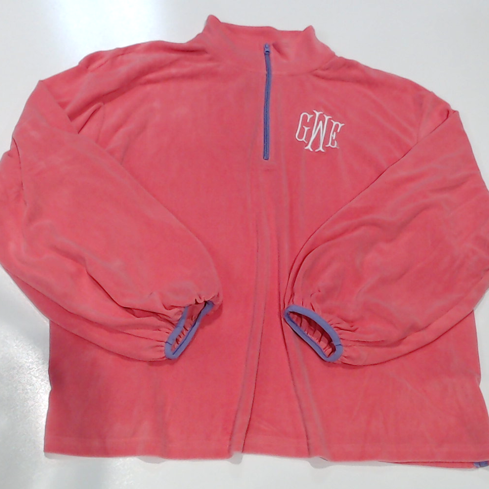BLOOPER CLOTHING: Monogrammed Puff Sleeve Fleece Pullover
