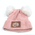 BLOOPER KIDS: Monogrammed Kids Pom Pom Beanie