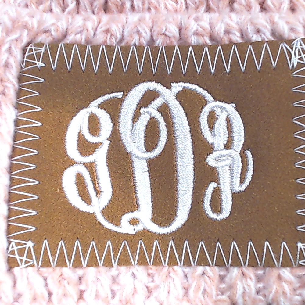 BLOOPER KIDS: Monogrammed Kids Pom Pom Beanie