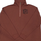 BLOOPER CLOTHING: Monogrammed Quarter Zip Sweatshirt