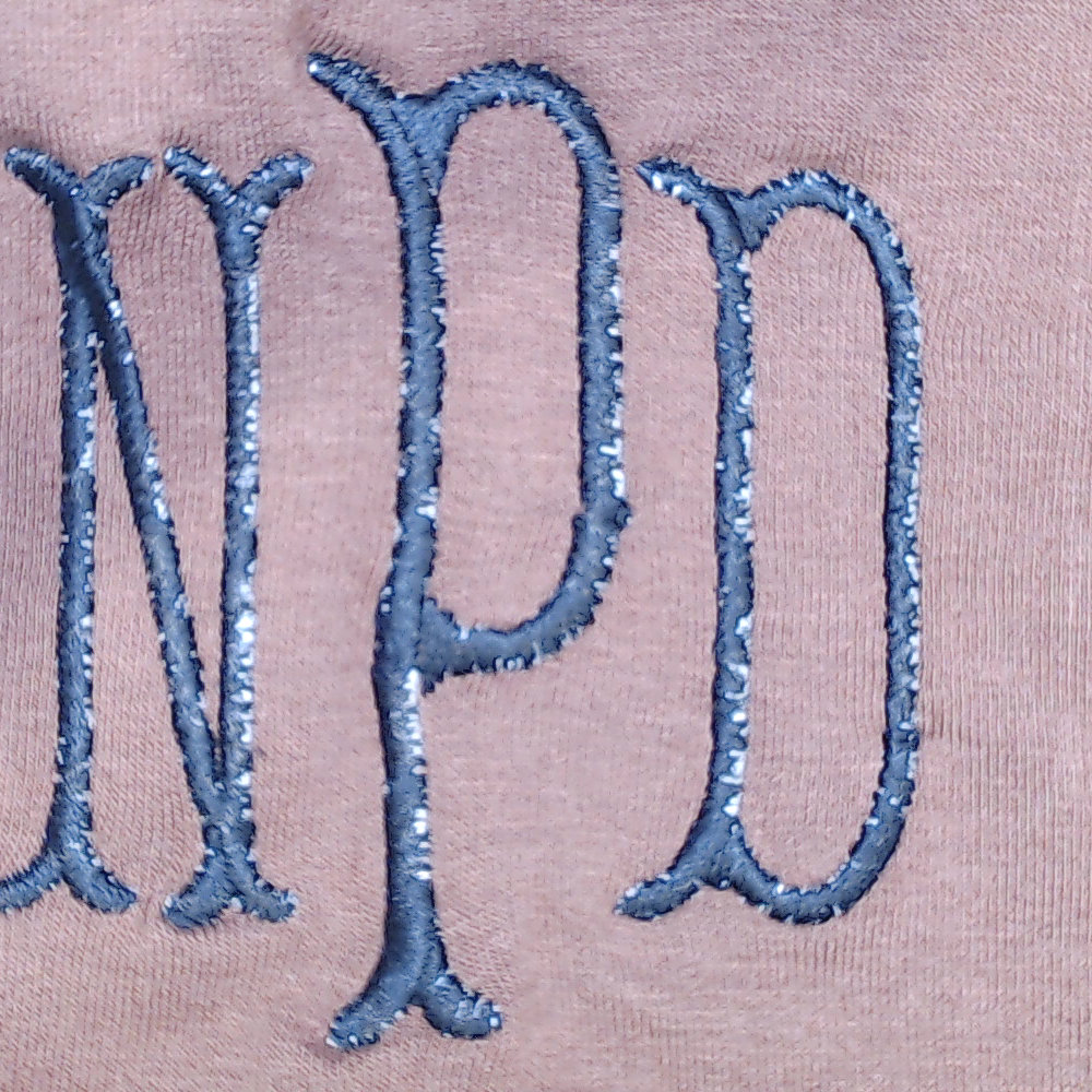 BLOOPER CLOTHING: Monogrammed Quarter Zip Sweatshirt