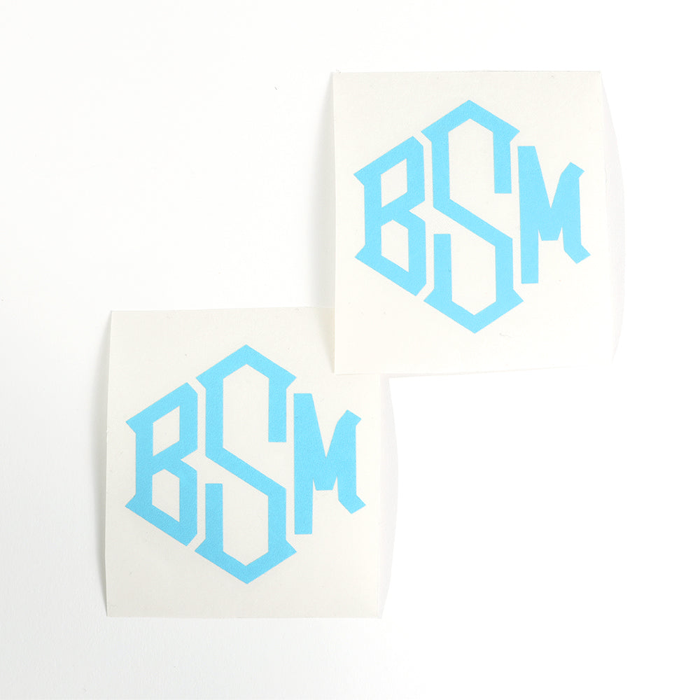 Personalized 3 Inch Vinyl Sticker Decal Set