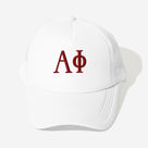 Alpha Phi Trucker Hat | White