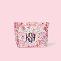 Monogrammed Kids Toiletry Bag in Coral Pink