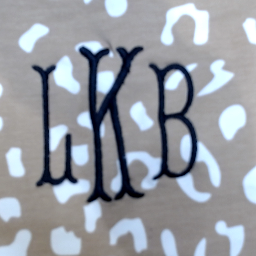 BLOOPER KIDS: Monogrammed Kids Striped Sleeve Shirt