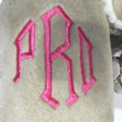 BLOOPER KIDS: Monogrammed Kids Sherpa Tie Booties