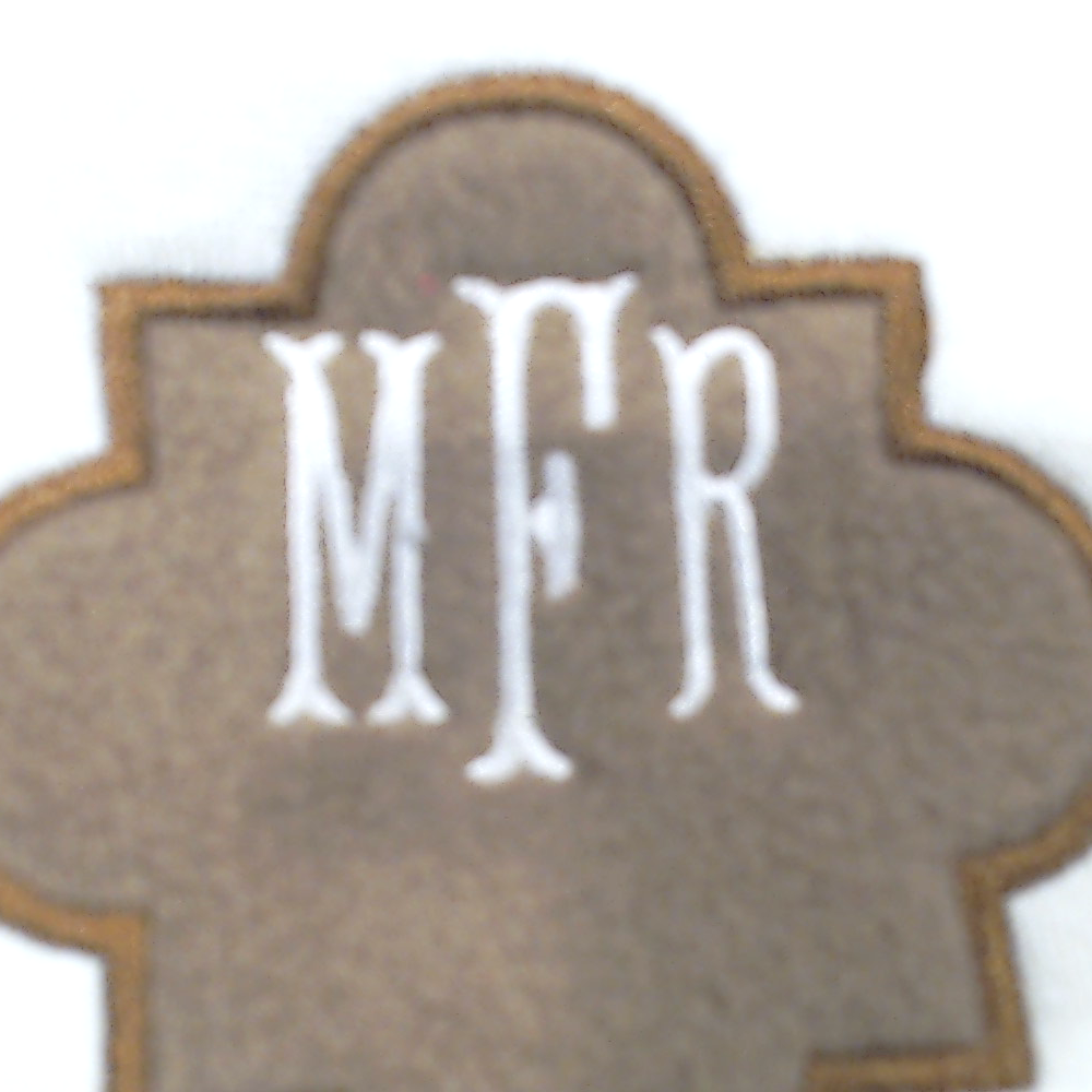 BLOOPER SHOES: Monogrammed Slippers
