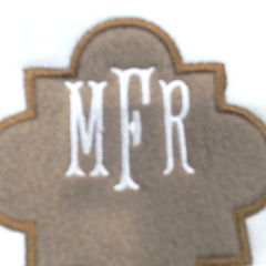 BLOOPER SHOES: Monogrammed Slippers