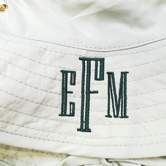 BLOOPER KIDS: Monogrammed Toddler Bucket Hat
