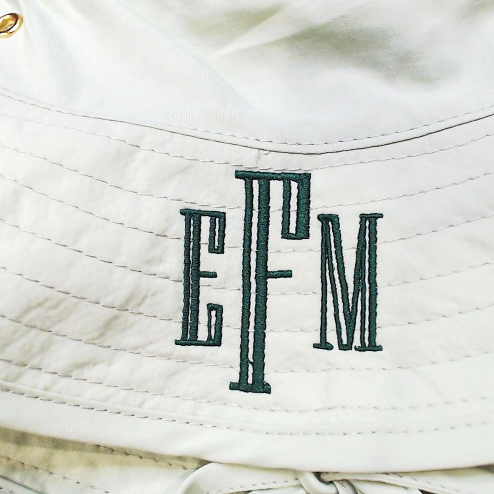 BLOOPER KIDS: Monogrammed Toddler Bucket Hat