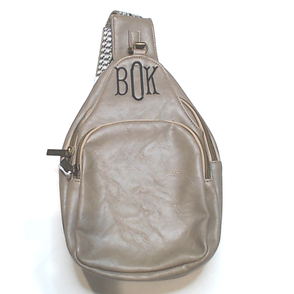 BLOOPER BAG: Monogrammed Sling Purse