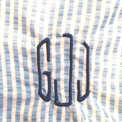 BLOOPER KIDS: Monogrammed Boys Swim Trunks