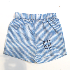 BLOOPER KIDS: Monogrammed Boys Swim Trunks
