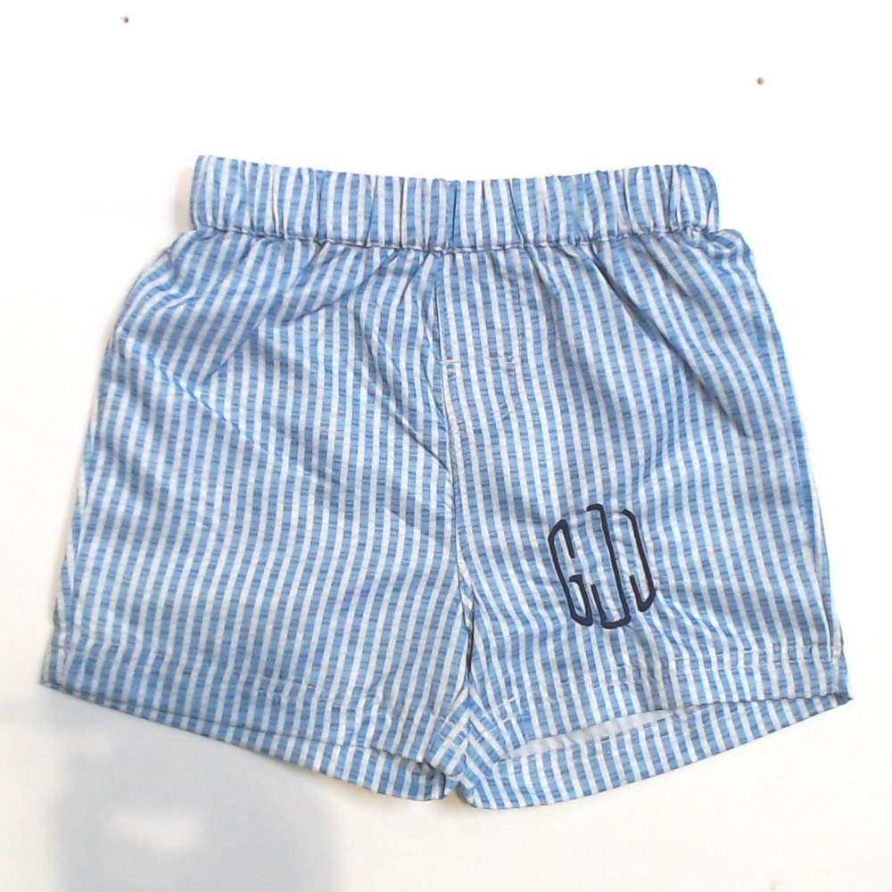 BLOOPER KIDS: Monogrammed Boys Swim Trunks