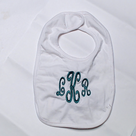 BLOOPER KIDS: Monogrammed Baby Bib