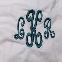BLOOPER KIDS: Monogrammed Baby Bib