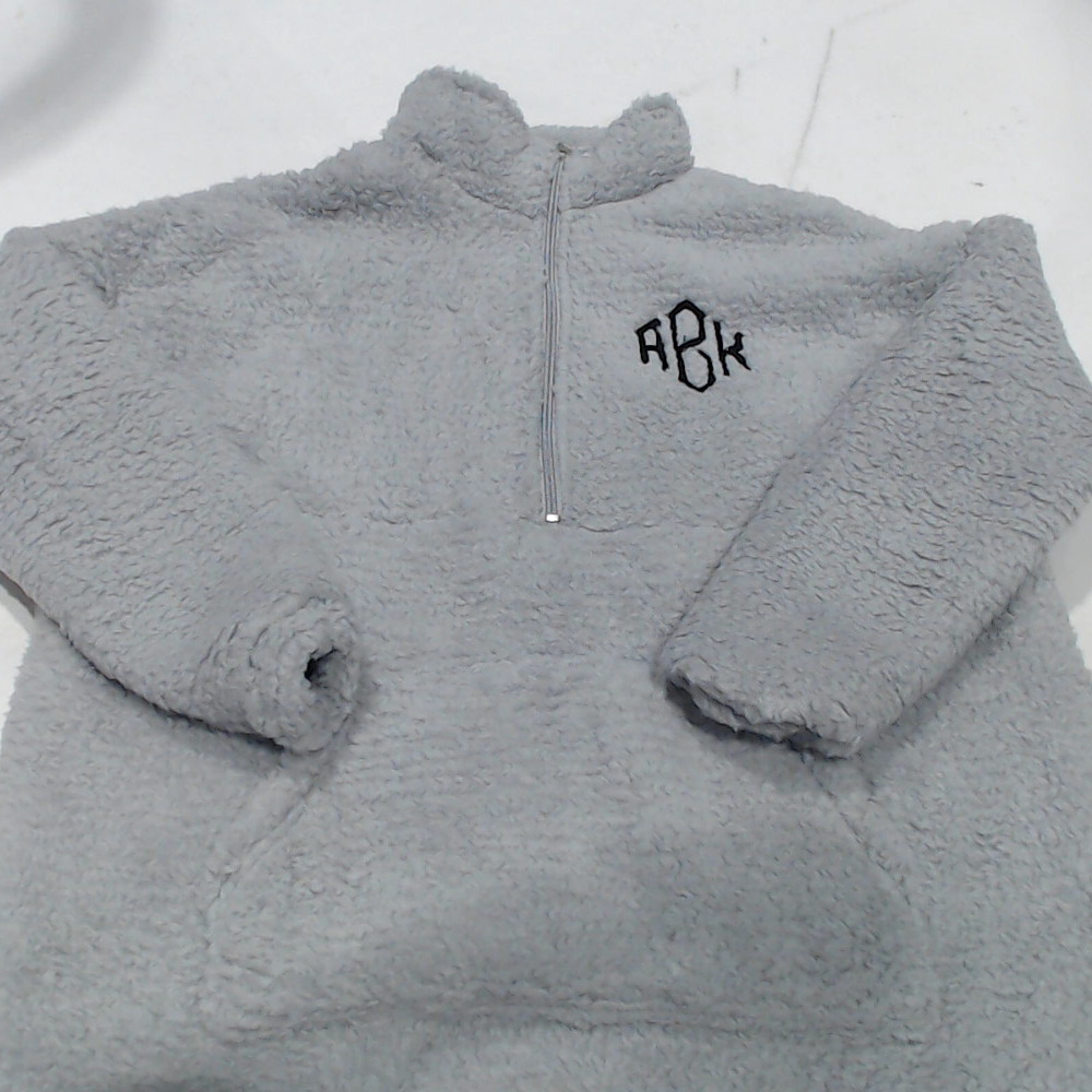 BLOOPER CLOTHING: Monogrammed Sherpa Pullover
