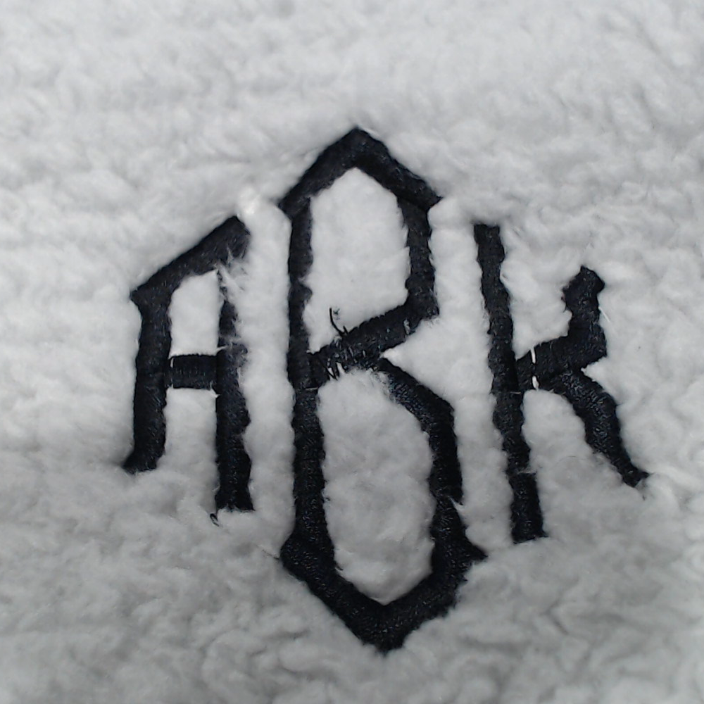 BLOOPER CLOTHING: Monogrammed Sherpa Pullover
