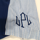 BLOOPER SWIM: Monogrammed Ruched Tankini