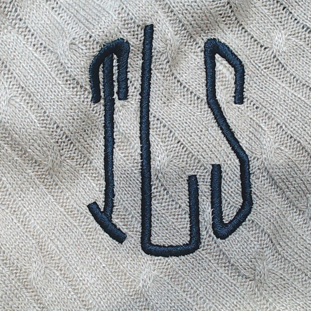 BLOOPER CLOTHING: Monogrammed Poncho