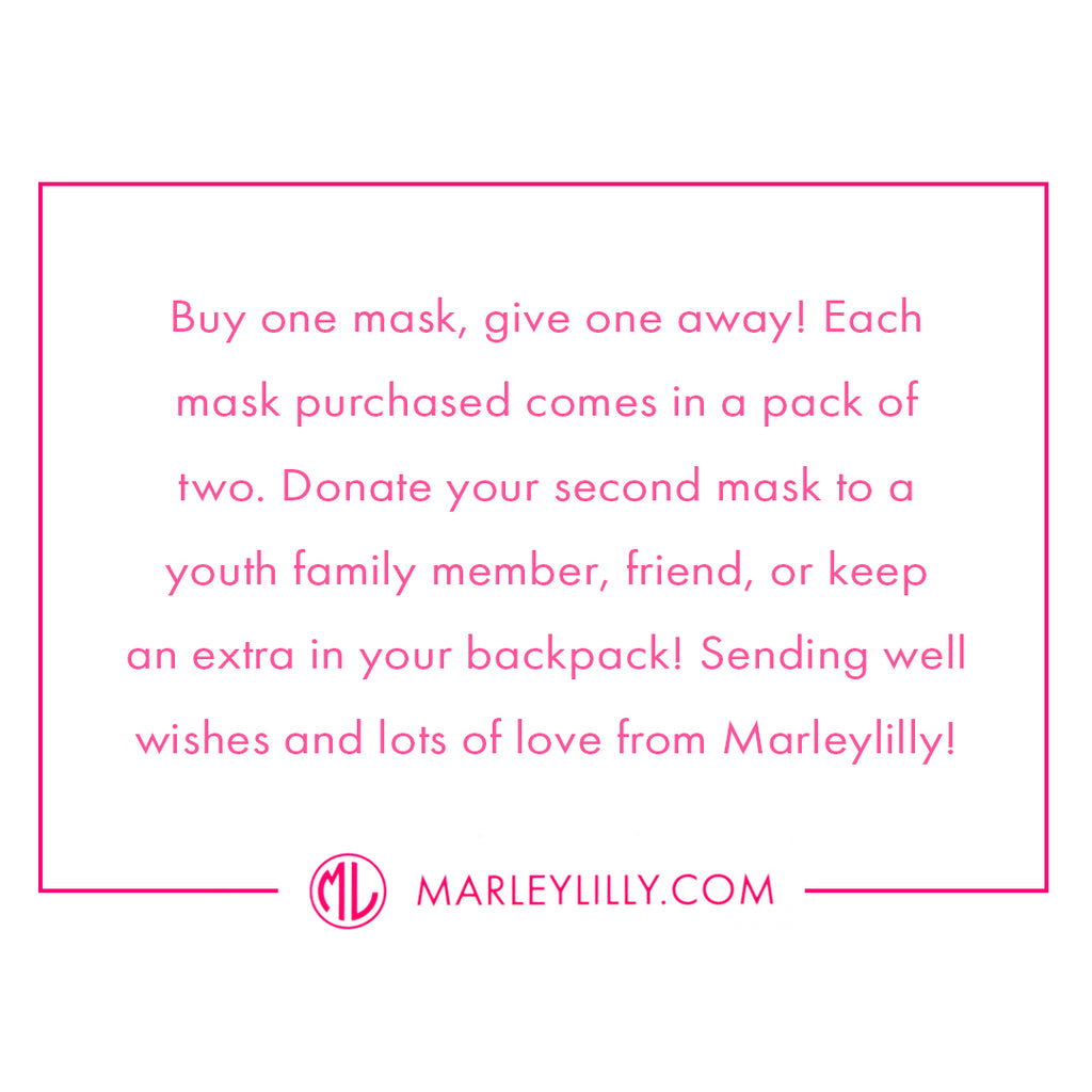 kids holiday face mask - buy one, give one away