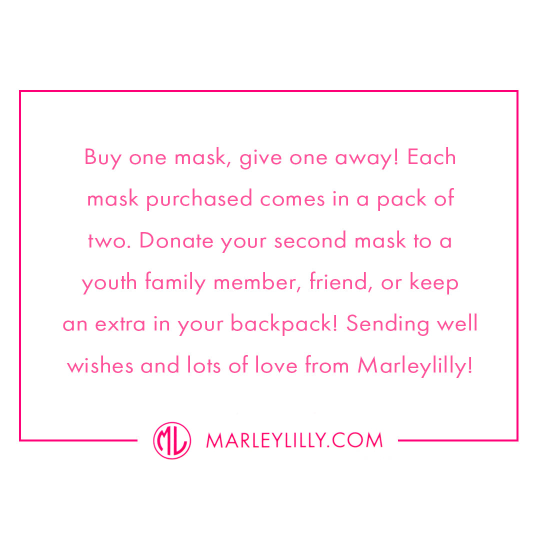 kids holiday face mask - buy one, give one away