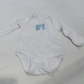 BLOOPER KIDS: Monogrammed Baby Long Sleeve Bodysuit