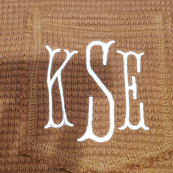 BLOOPER CLOTHING: Monogrammed Waffle Knit Pullover
