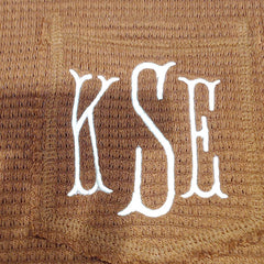 BLOOPER CLOTHING: Monogrammed Waffle Knit Pullover
