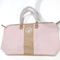 BLOOPER BAG: Monogrammed Seersucker Weekender - Promotional