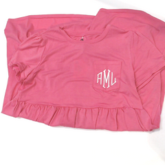 BLOOPER CLOTHING: Monogrammed T-Shirt Dress