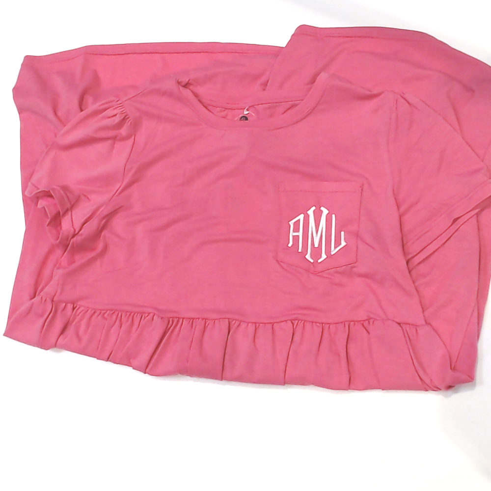 BLOOPER CLOTHING: Monogrammed T-Shirt Dress