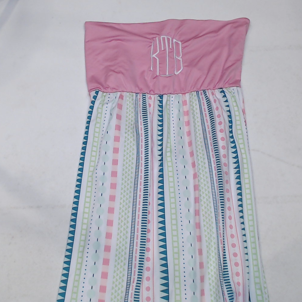 BLOOPER SWIM: Monogrammed Beach Cover Up