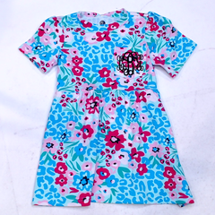 BLOOPER KIDS: Monogrammed Kids T-Shirt Dress