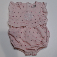 BLOOPER KIDS: Monogrammed Baby Soft Jersey Bubble